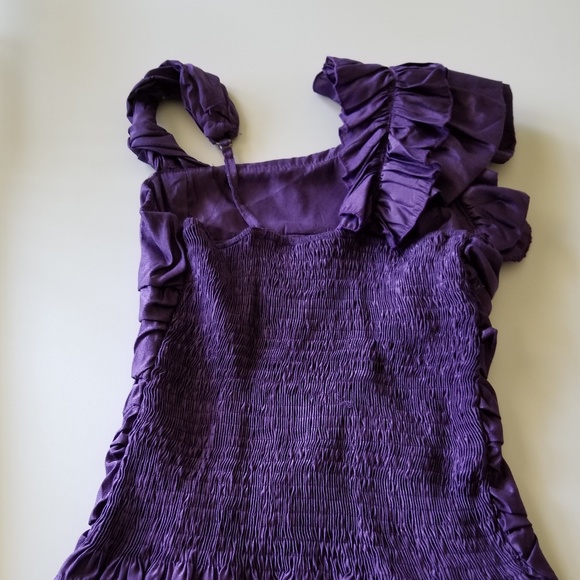 Purple Ruffled Top - Size Small - Picture 6 of 7